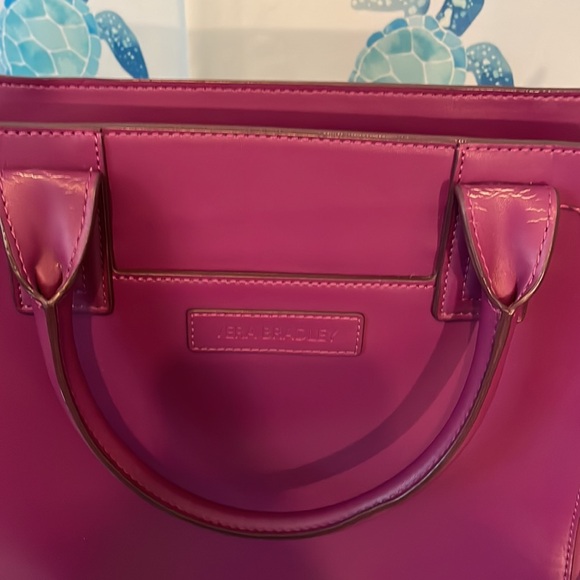 Vera Bradley purple leather purse - Picture 3 of 16